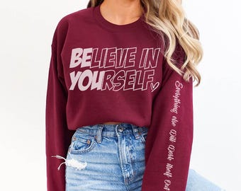 Believe In Yourself Svg, Be Yourself Svg, Mental Health Svg, SElf Love Png, Motivational Png, Be Who You Are Png, Inspirational Shirt Design