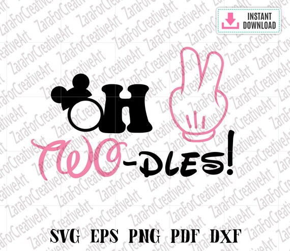 Download Oh Two-dles Svg Cut File Birthday Shirt design Second ...
