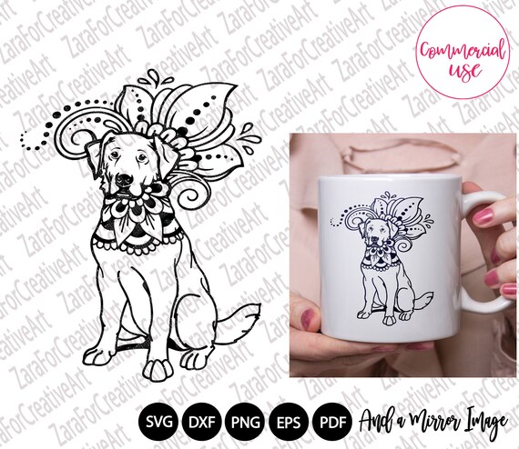 Download 9 Style Retriever Dog Mandala Zentangle Svg Retriever Dog Etsy