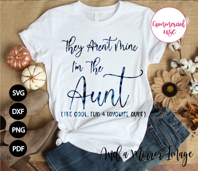 Download Funny Aunt shirt design SVG PNG Silhouette Gift For Auntie ...