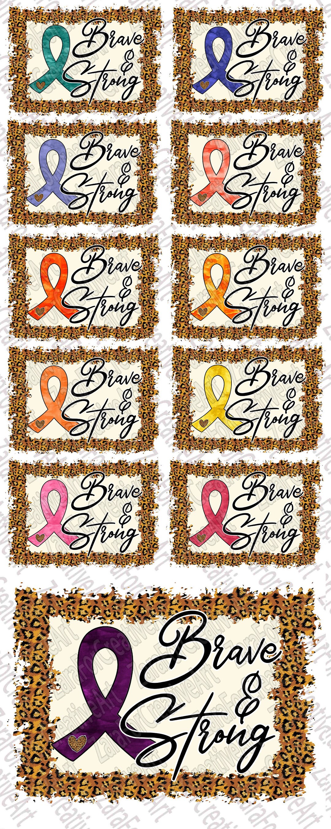 39 Design, Brave and Strong PNG SVG Sublimation, Breast Cancer ...