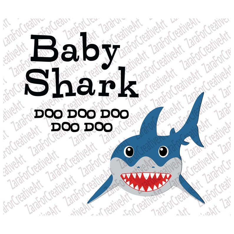 Download Baby Shark svg doo doo svg daddy baby mommy sister brother ...