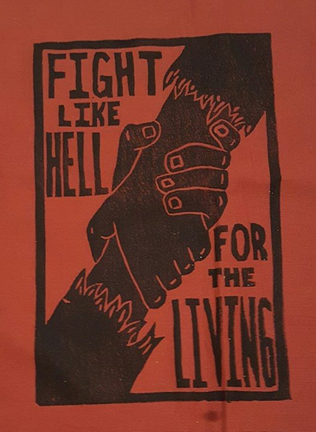 Fight Like Hell for the Living Etsy