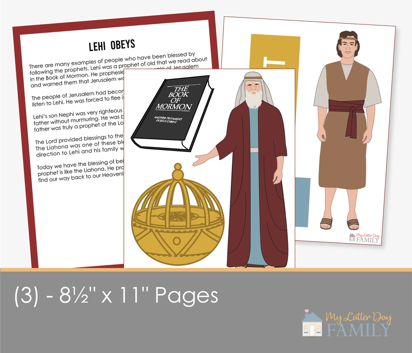 LDS Primary Talk Printable With Graphics Topic Follow the Etsy