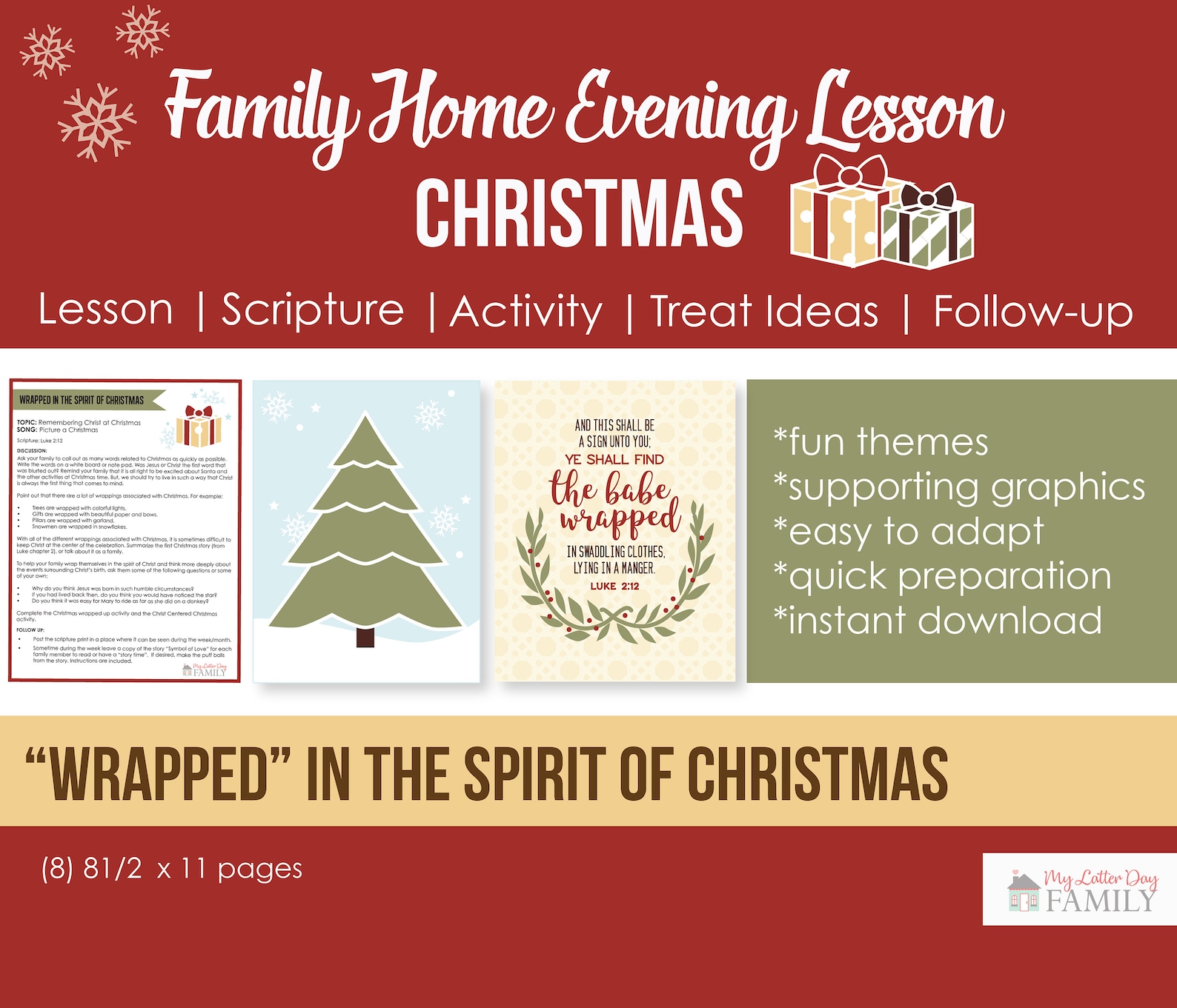 Christmas Family Home Evening Ideas 