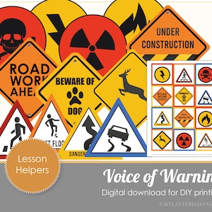 Voice of Warning, Printable Resources Spiritual Danger - Come Follow Me - DIY PRINTABLE
