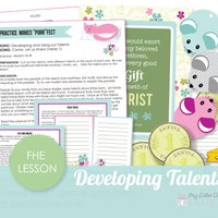 LDS Primary Talk Printable With Graphics Topic: Baptismal Covenants DIY ...