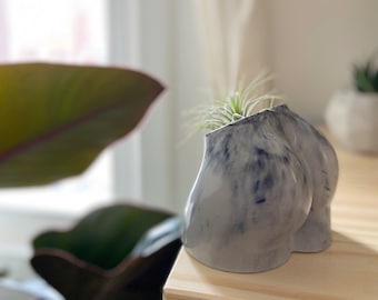 Booty Vase | Body Planter | Female Body Planter | Bum Planter | Airplant Holder | Butt Vase | Minimalist Planter