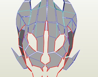 Gaster blaster Undertale .pdo file pepakura for cosplay