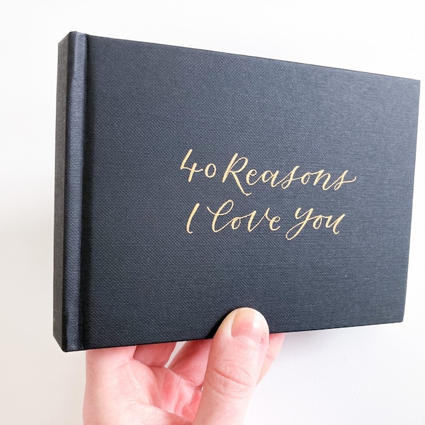 Book of Reasons I / we Love You | Gift for Boyfriend / Girlfriend / Husband / Wife / Birthday / Nan / Grandad / Read Description