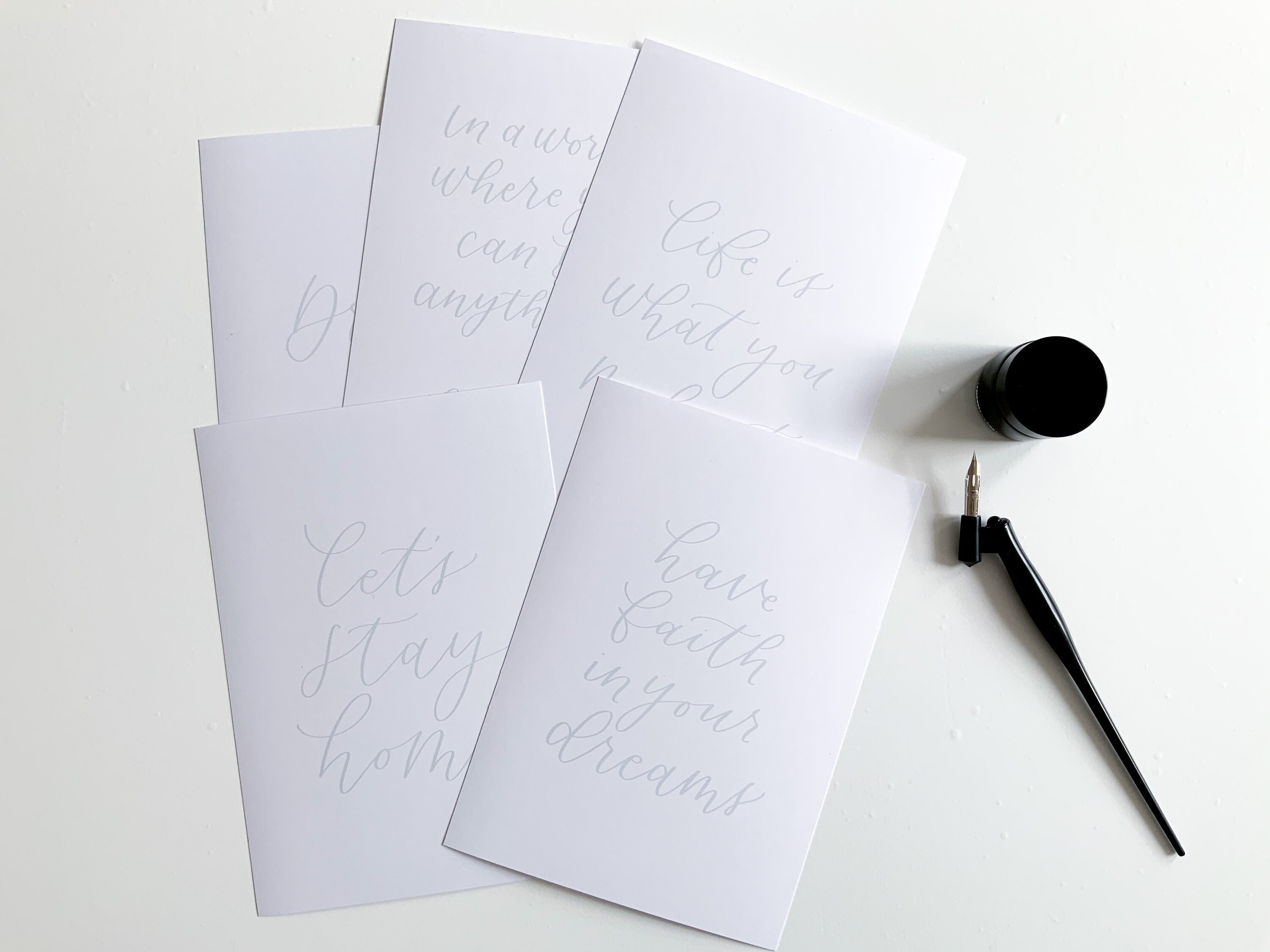 Luxury Calligraphy Starter Kit for Beginners and Improvers Etsy
