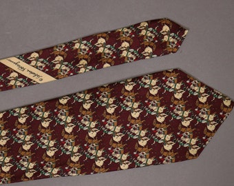 vintage SALVATOR FERRAGAMO Novelty Silk Tie