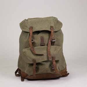 SELTENER 60er Jahre Kleiner Schweizer Armee Rucksack