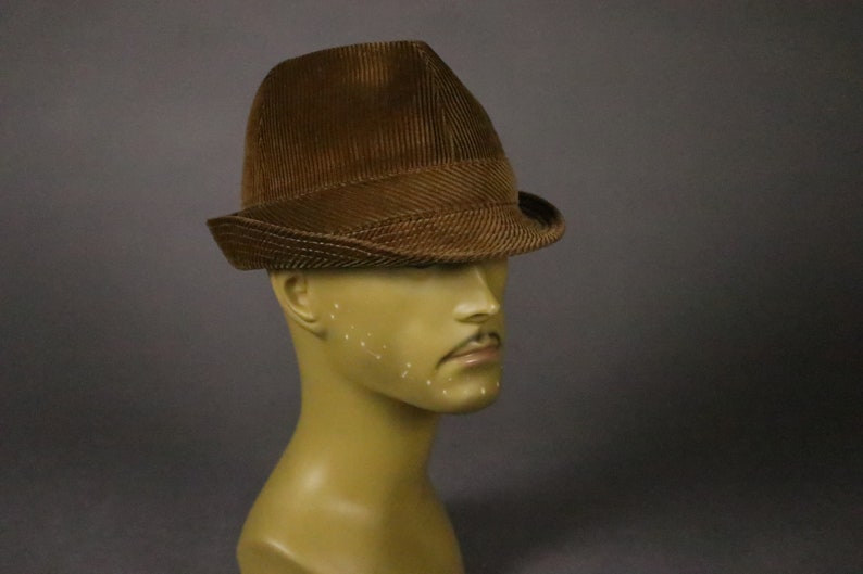 1970's Corduroy Boston Hat image 4