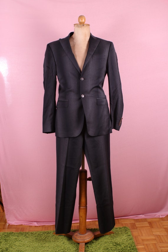 1990's Grey KENZO Suit - Size Medium - image 6