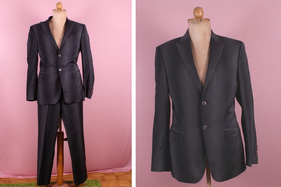 1990's Grey KENZO Suit - Size Medium - image 1