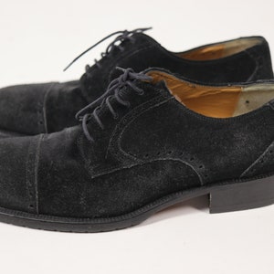 men&#39;s Black Suede BALLY Shoes - Size Eu8 / Us 9