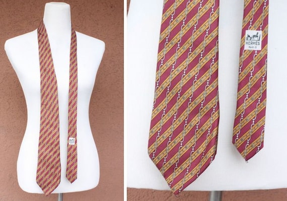 Hermes Silk Tie