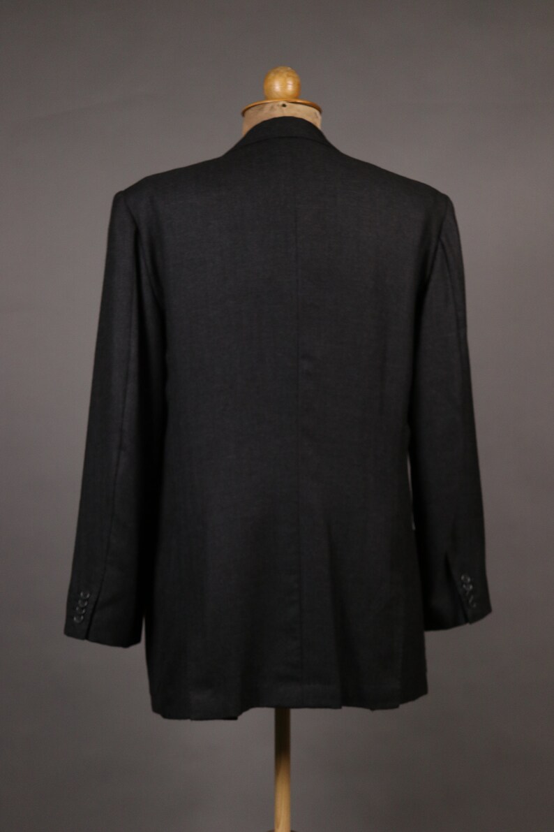 Blazer Kiton En Cachemire - Taille 56 (46 FR), Bleu Nuit Rayé, Longueur Longue