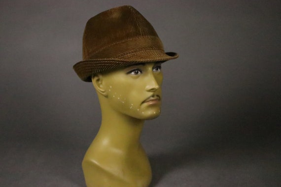 1970's Corduroy Boston Hat