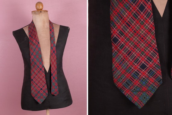 1990's YSL Silk Tie - Vintage Yves Saint Laurent … - image 1