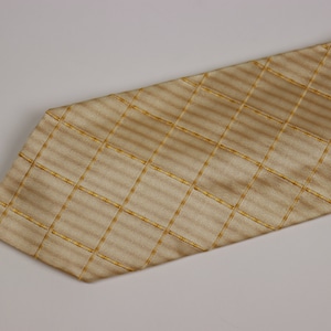 Vintage VIVIENNE WESTWOOD Orange and Yellow Silk Tie
