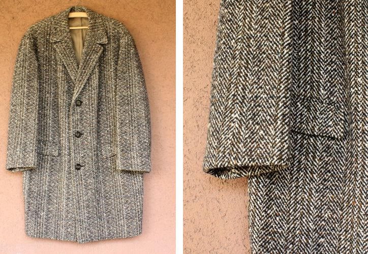 Vintage Frey Wool Winter Coat Frey Winter Tweed Coat - Etsy