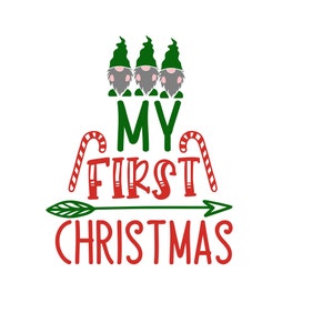 My First Christmas SVG, My 1st Christmas svg and png files, Newborn Baby Girl or Boy, 1st Christmas svg, Christmas baby svg