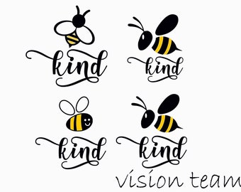 Bee soort bundel, Bee soort Svg, Bee shirt digitale bestanden, Bee svg, Bee bundel, Cute desing svg, Wees vriendelijk svg