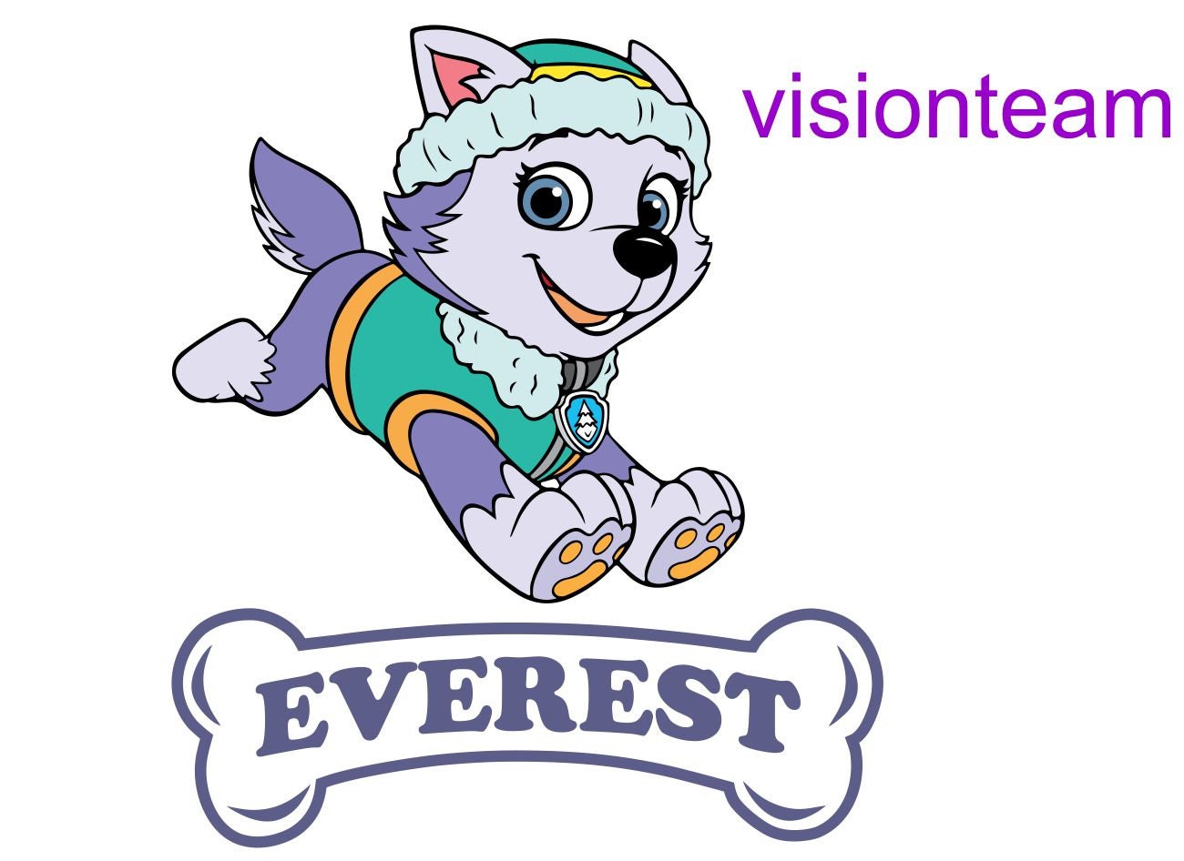 everest paw patrol svg everest paw patrol svg
