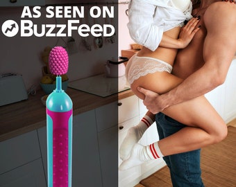 Comme vu sur Buzzfeed : Attachement de vibrateur de brosse à dents Stimulation clitoridienne (Sex Toys discrets Cadeau de voyage Femme Gode Viberry Saint Valentin)