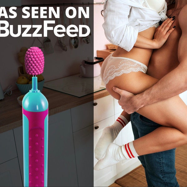 As Seen on Buzzfeed: Toothbrush Vibrator Attachment Clitoral Stimulation (Discreet Sex Toys Travel Gift Woman Dildo Viberry)