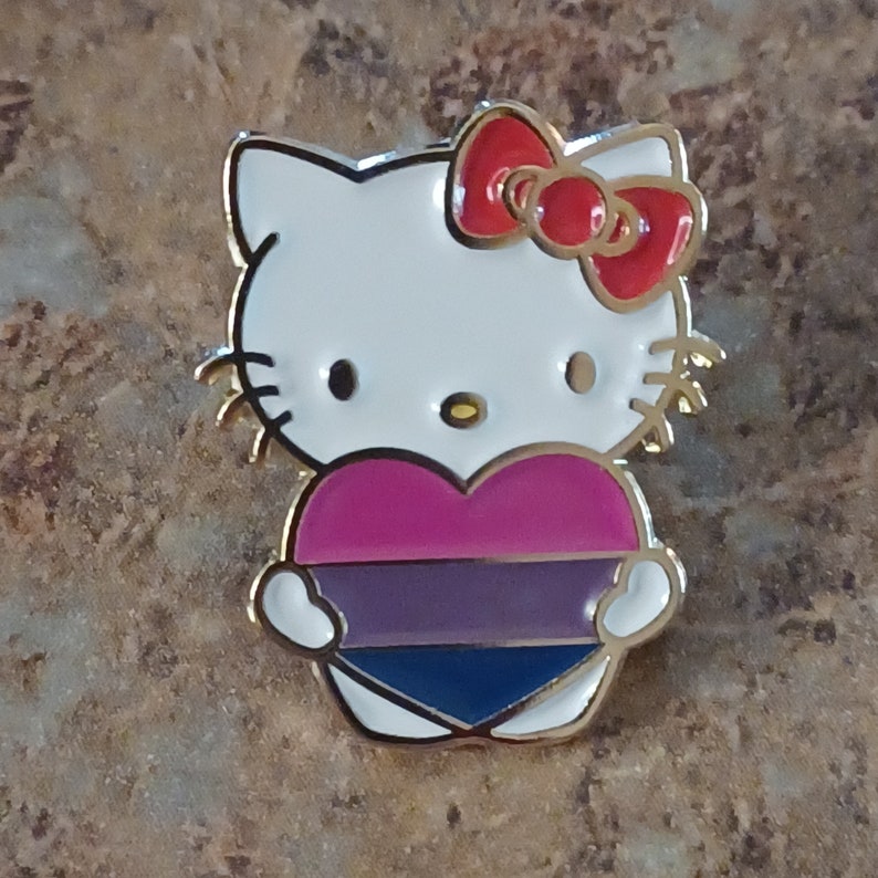 Hello Kitty Pride Flag Pins - Etsy