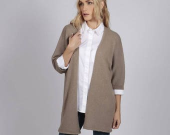 YUSKYMen Plus-Size Cashmere Feel Windproof Duster Coat with Hood YUSKYMen Plus-Size Cashmere Feel Windproof Duster Coat with Hood