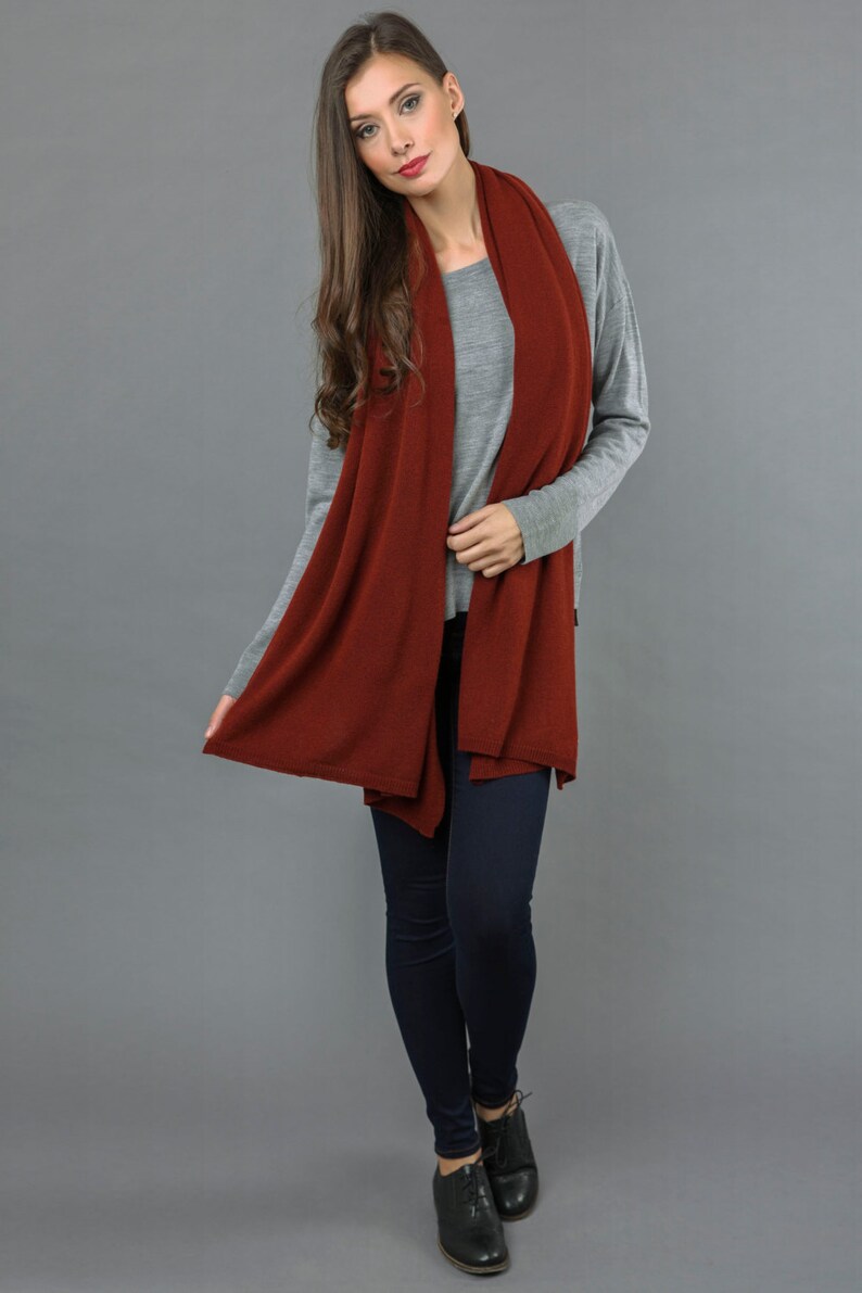 Cashmere Wrap Scarf Shawl Travelwrap Super Soft 2ply Knitted Oversize