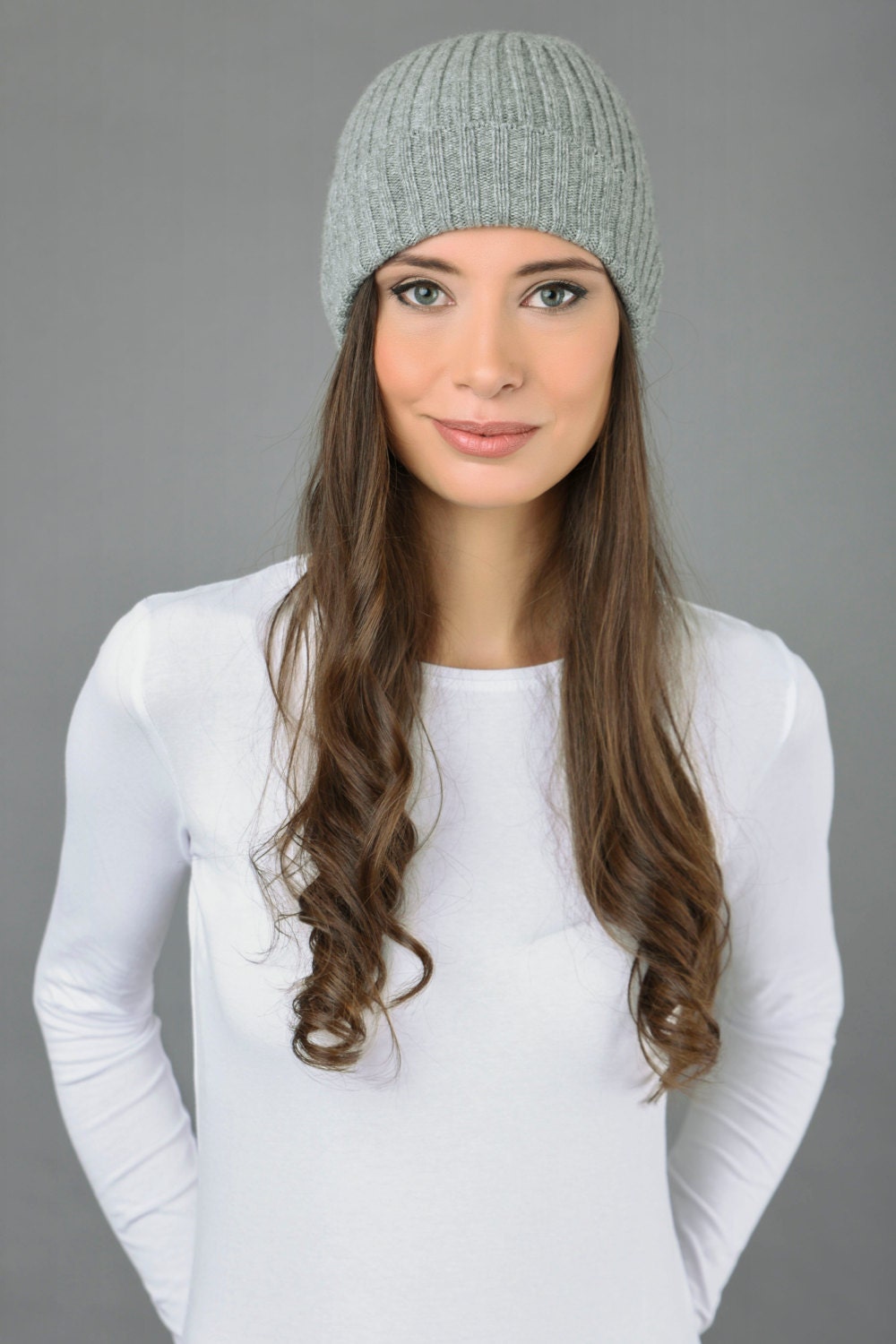 Maison Cashmere Fisherman Beanie – Made in Italy – NWT Cashmere Beanie for Men - Black | MaisonCashmere main image 3