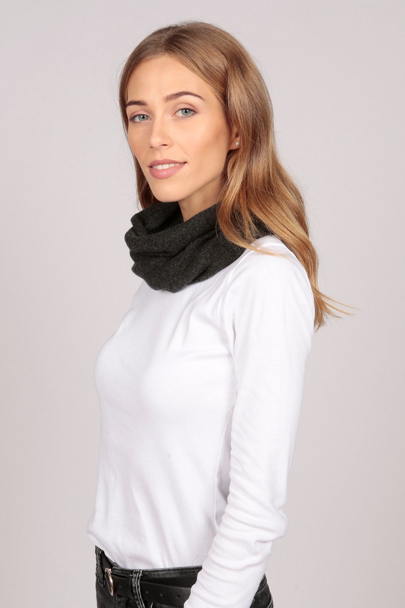 Cashmere Snood Neck Warmer Etsy