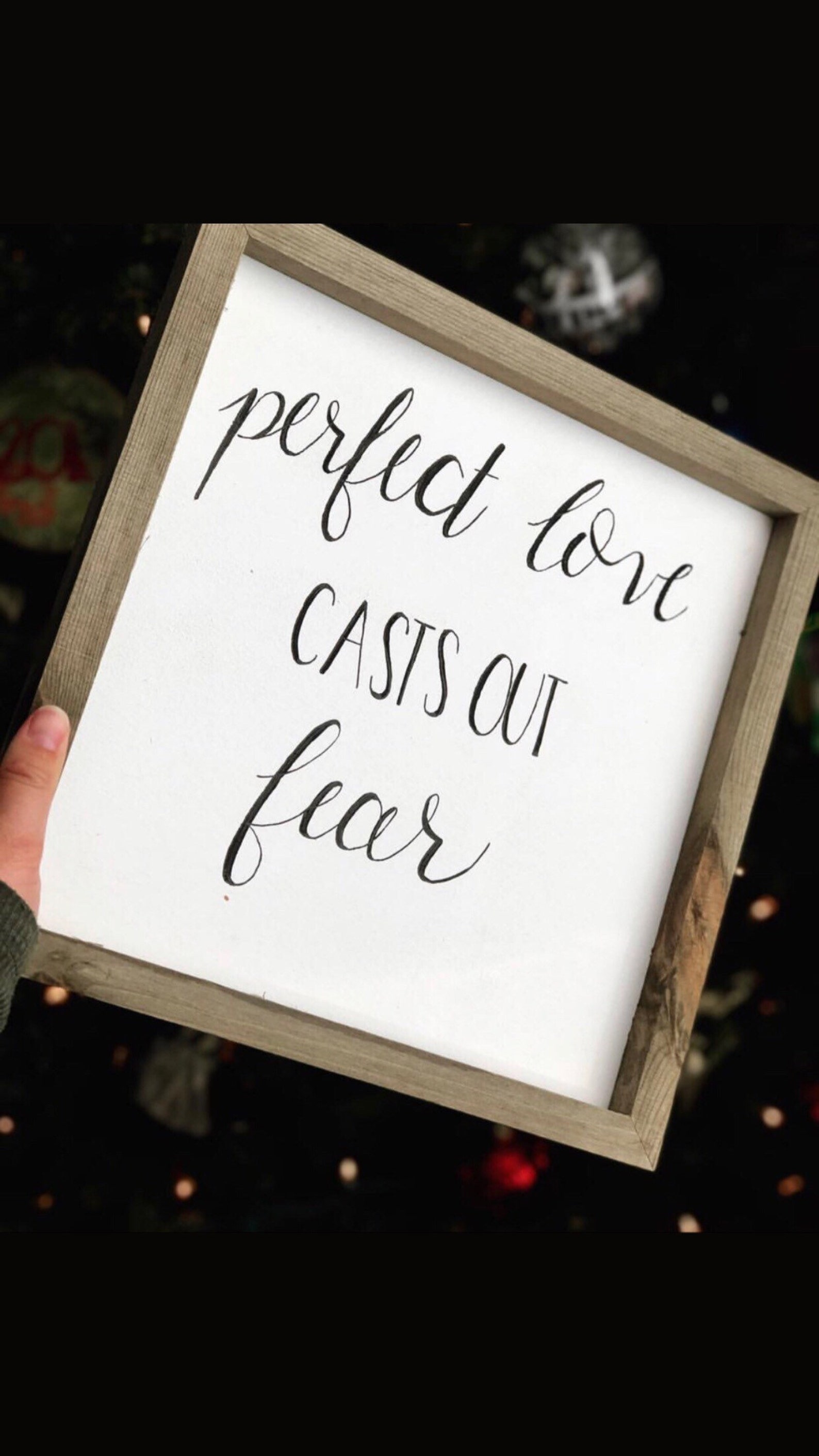 Custom Framed Canvas Sign Etsy