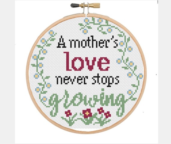 Mom Cross Stitch Pattern Mom Quotes Cross Stitch Pattern Mom Sayings Cross Stitch Pattern