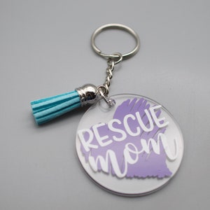 Rescue Mom Keychain