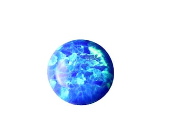 Synthetic Opal Cabochons Ocean Blue