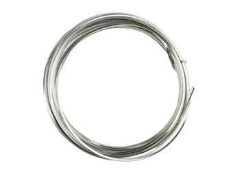 Parawire calibre 18 (1,02 mm) alambre cuadrado resistente al deslustre bobina de 7 yardas (6,4 m)