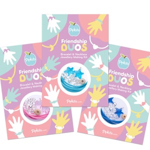 Friendship Duos Bracelet & Necklace Kit - 3 Pack