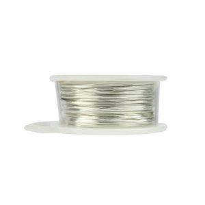 Parawire calibro 20 (0,8 mm) filo riempito d'argento, disponibile in varie finiture