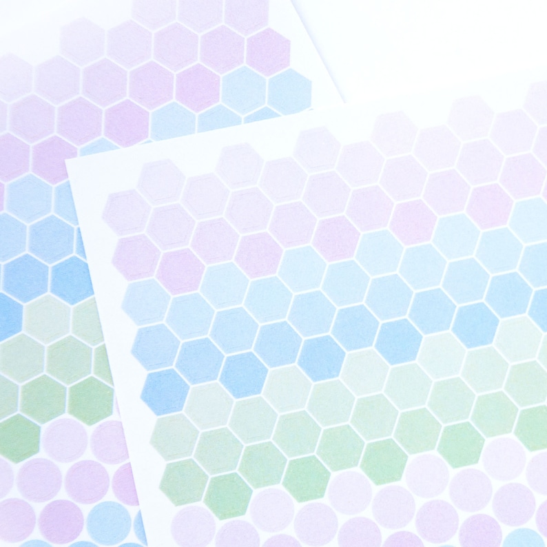 Gradient Bullet Points Sticker Sheet - Functional Stickers - Gradient ...