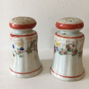 Vintage Japanese Porcelain Salt and Pepper