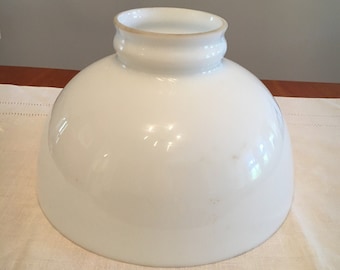 Antique Milk Glass Lamp Shade  10”
