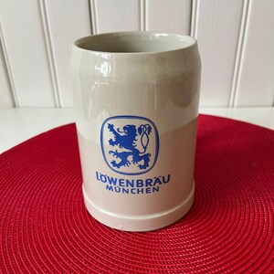 German Lowenbrau Stein Munchen
