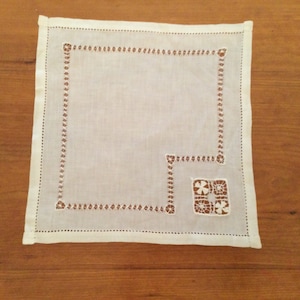 Vtg. Square Table Doily