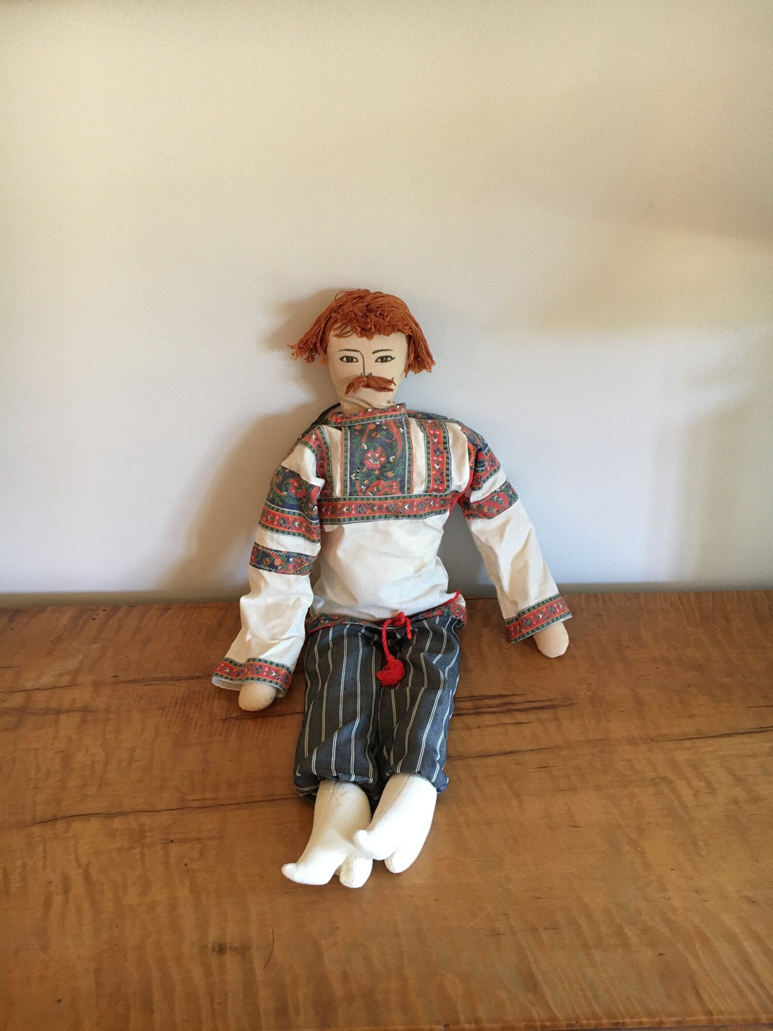 Pair of Handmade Russian Folk Dolls 26 Tall Etsy.de